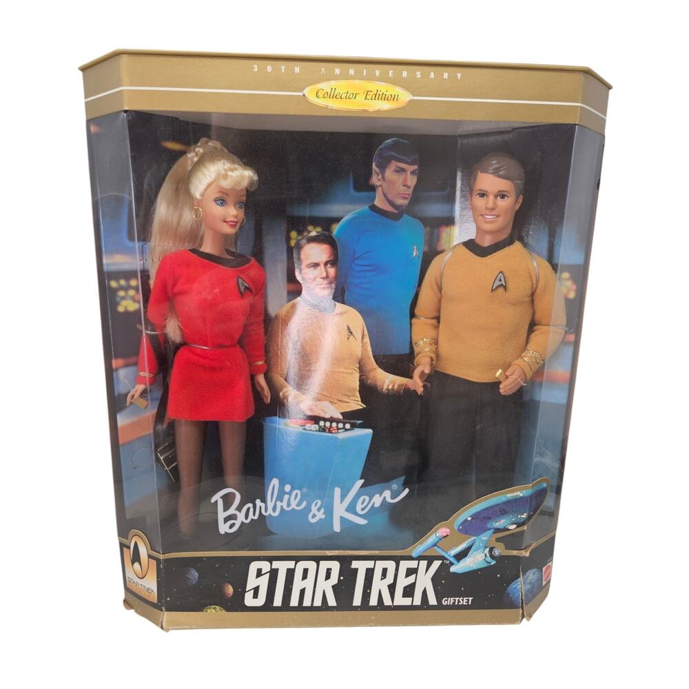 Barbie Ken Star Trek 15006 Mattel 30th Anniversary Collector Enterprise